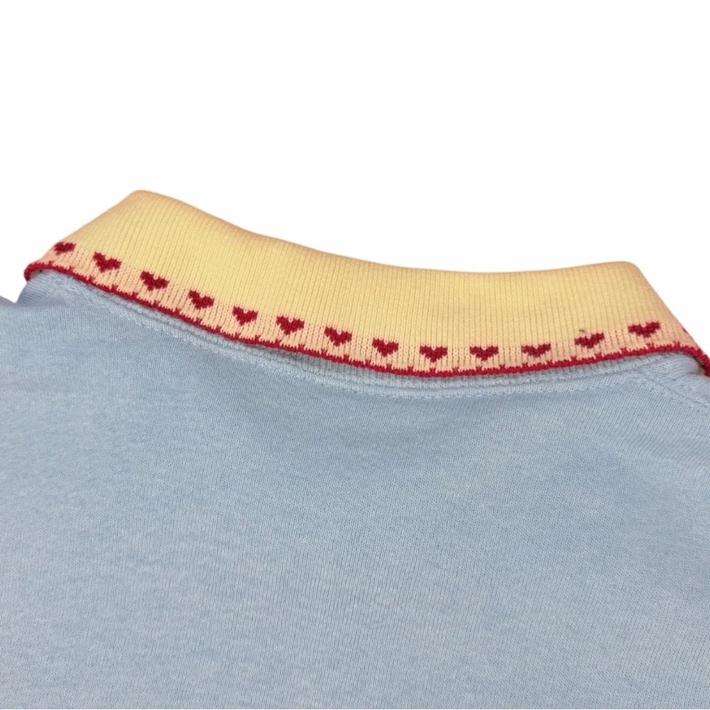 Vintage Folk Art Appliqué Granny Core Embroidered Women’s Sweater Size XL
